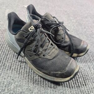Salomon Outpulse Shoes Womens Size 6 Black Trail Running Hiking Sneakers Mesh